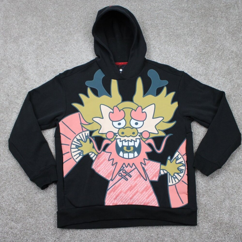 Moody Tiger x Vivienne Tam Hoodie Youth‎ 170 (18) Black Dragon Hooded Sweatshirt